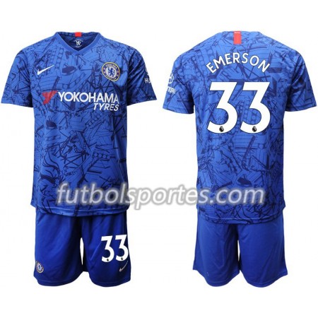 Camisetas Niños Chelsea Emerson 33 Primera Equipacion 2019/2020